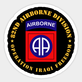 82nd Airborne Division - Operation Iraqi Freedom Sticker